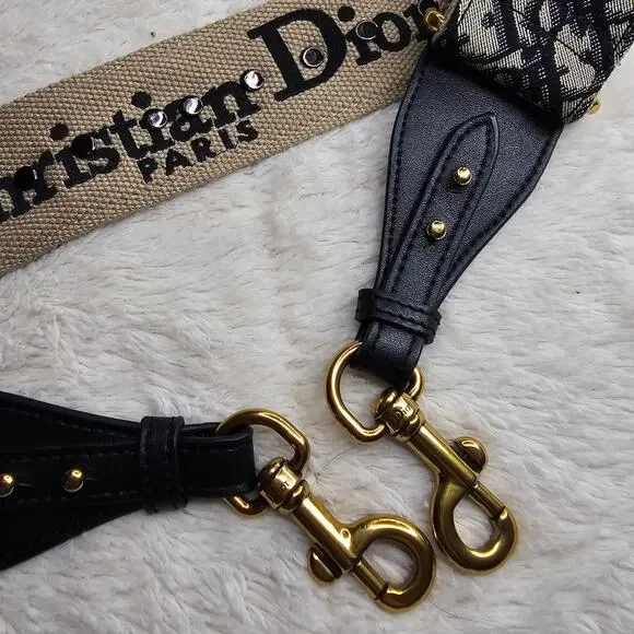 Christian Dior Oblique Bag large geometric StuddedAccent Shoulder StrapsDesigner